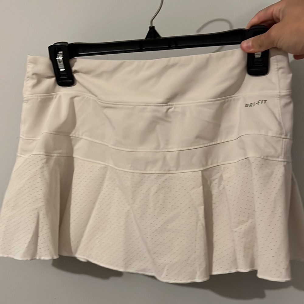Barely worn White Nike Tennis Skirt - Picture 2 of 2